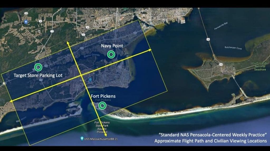 Blue Angels air show location